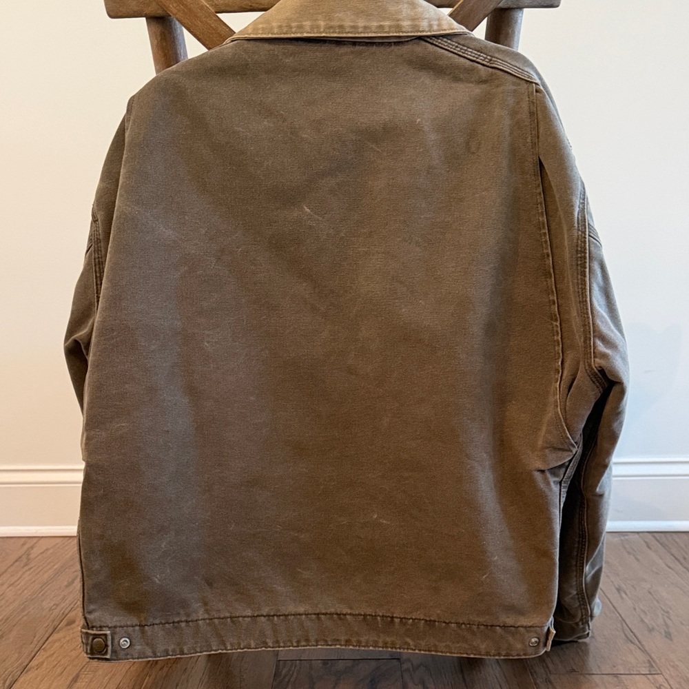 Vintage Carhartt Y2K Detroit J97 CHT Blanket Lined Jacket - Picture 5 of 7
